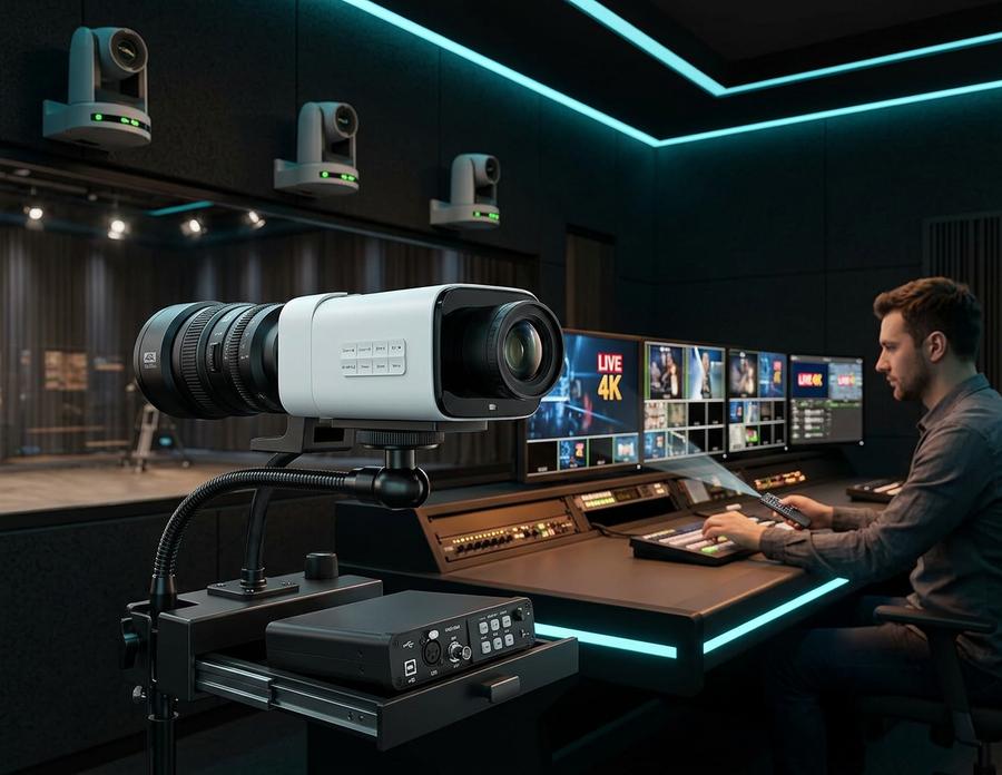 Meeasier 4K Box Camera in compact installation