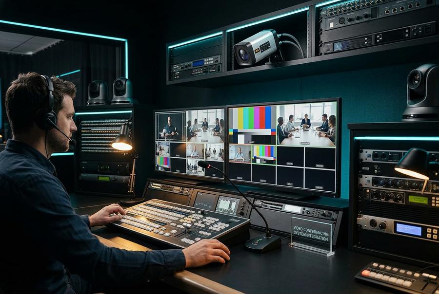 PoE PTZ camera installation